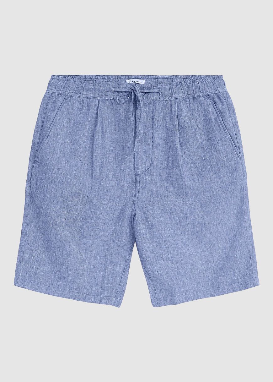 Fig Loose Linen Shorts