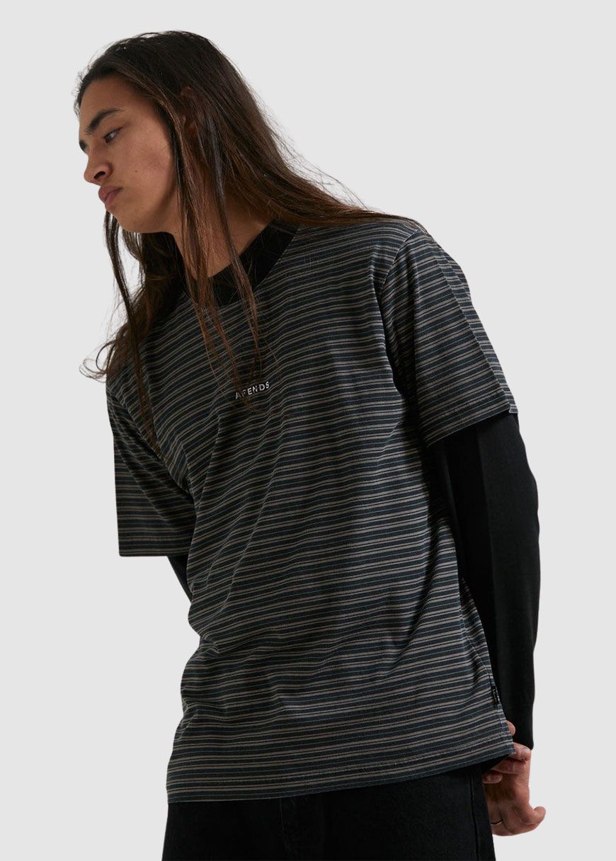 Ender Recycled Stripe Retro Fit Tee