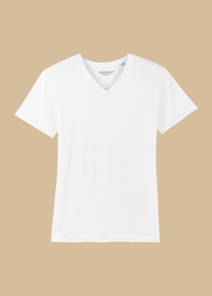 GXB-STTM562-WHITE-06.jpg V-Neck T-Shirt Man White