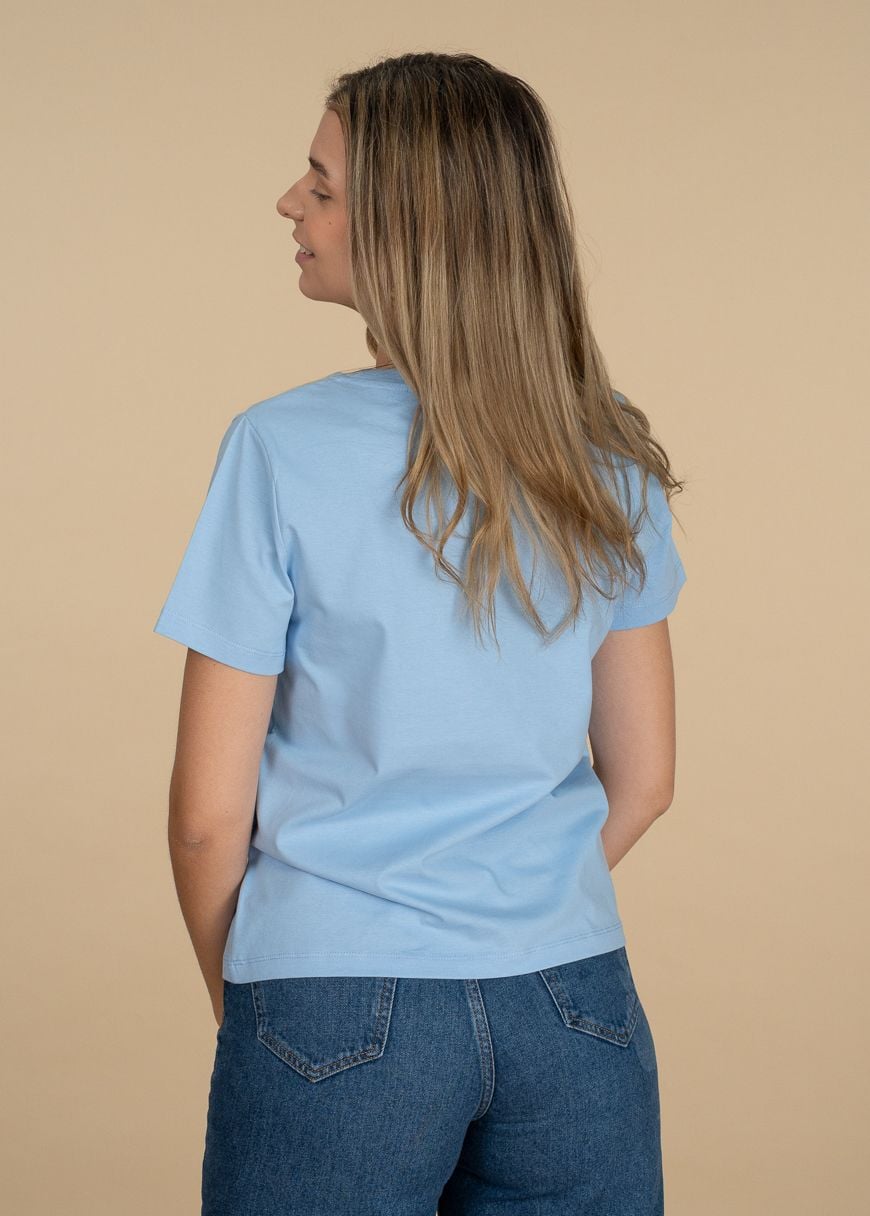 Classic T-Shirt Woman Blue Soul