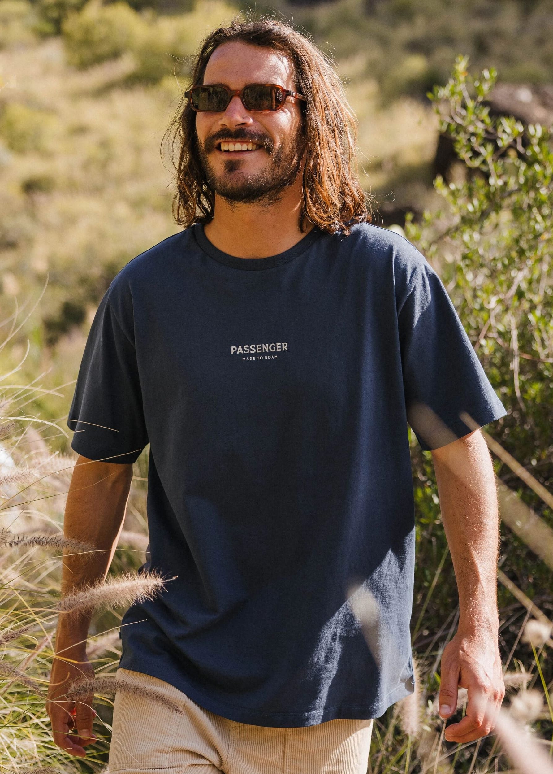 Passenger Recycled Cotton T-Shirt Rich Navy