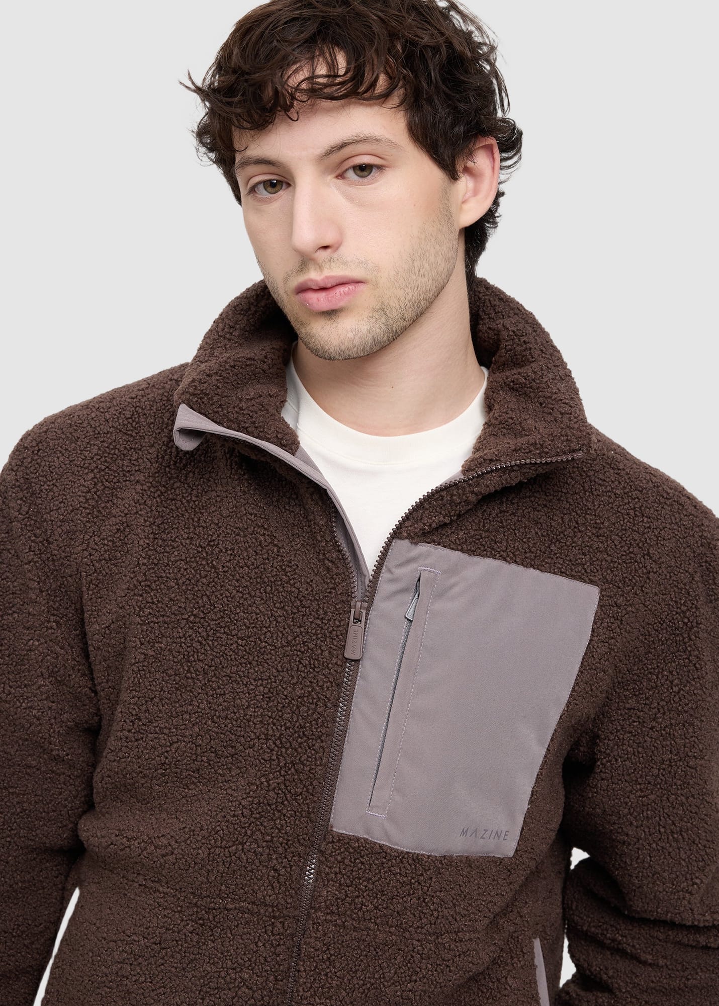 mazine-padded-teddy-fleece-jacket-chocolate-warm-mud-7.jpeg Padded Teddy-Fleece Jacket Chocolate Warm Mud