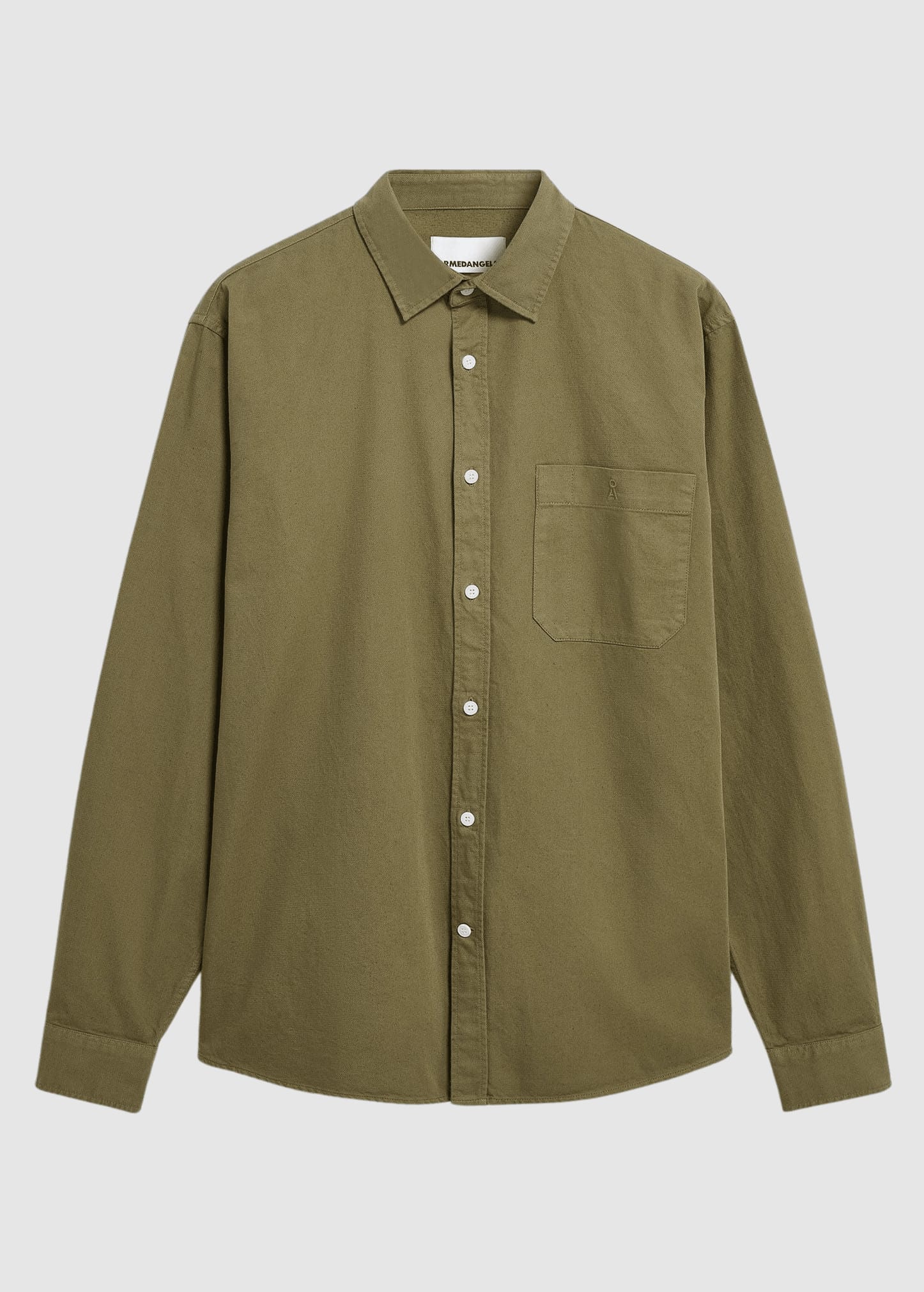 Gmt Dye Lino Longsleeve Shirt Fatigue Green