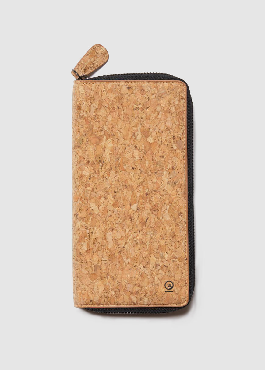 Banker Cork Zip Wallet