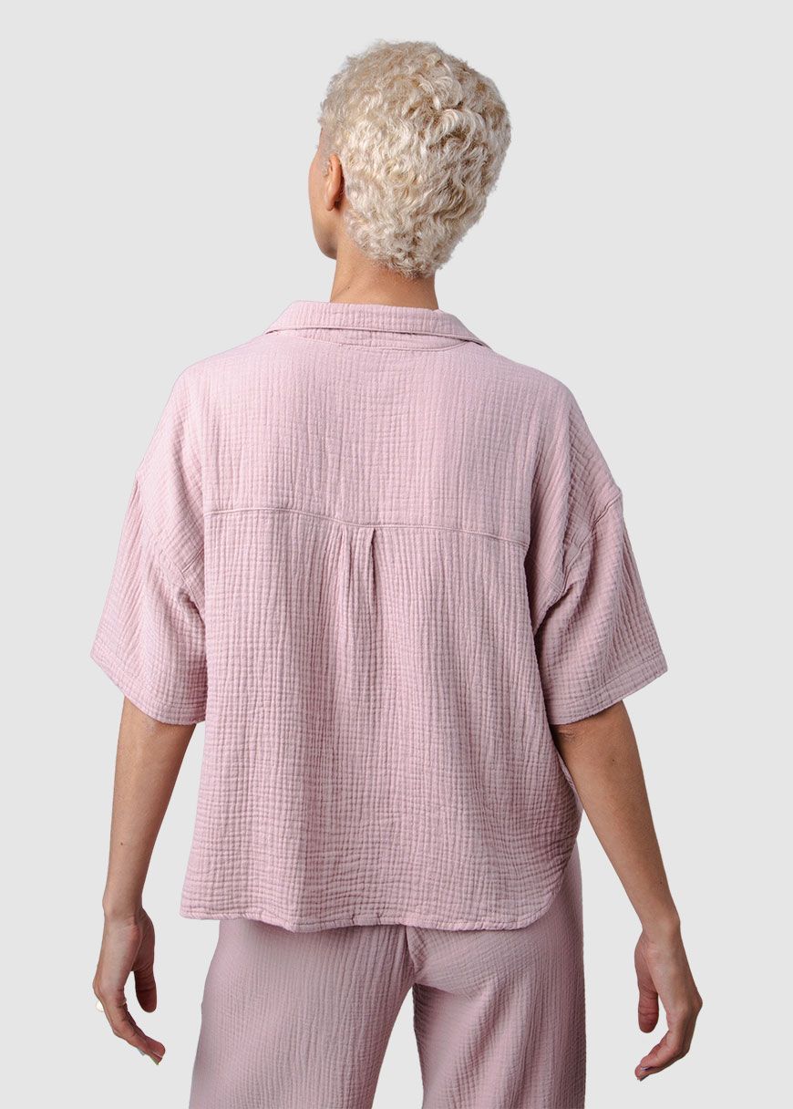 Bubble Oversize Cropped Blouse Bubble Oversize Cropped Blouse