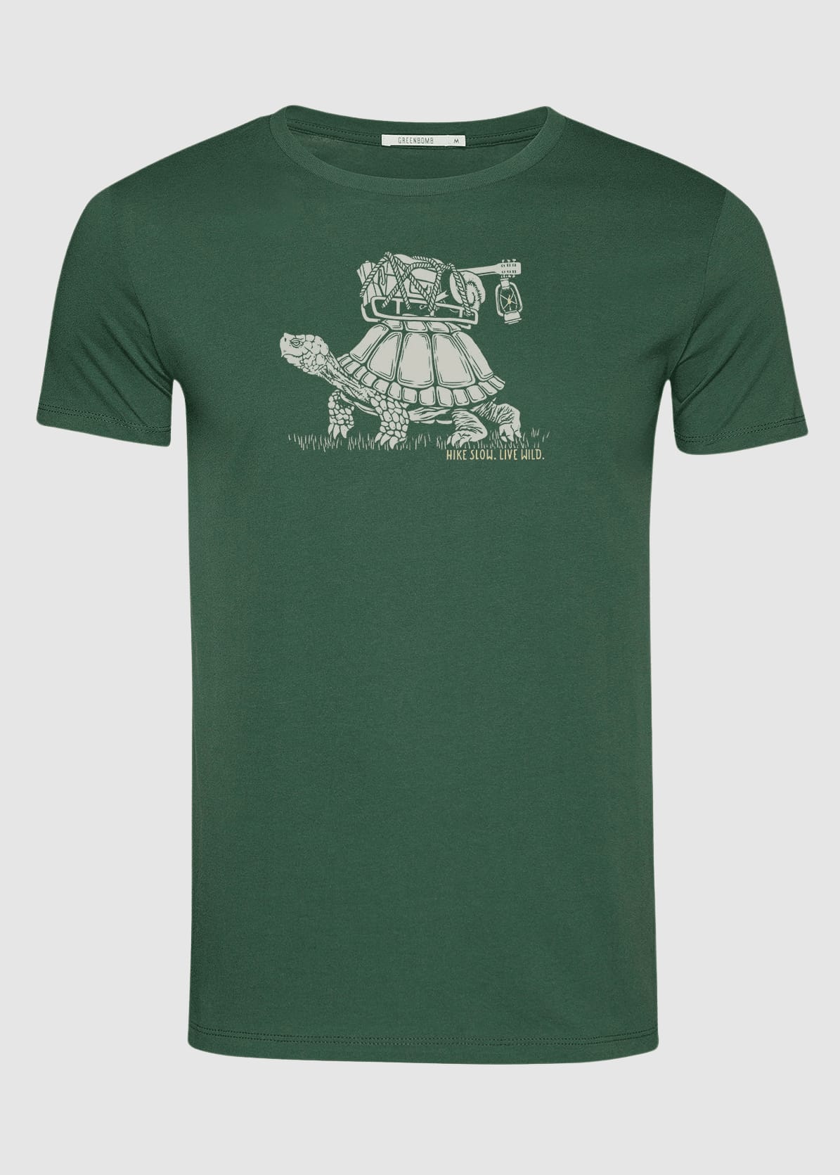 Turtle Walk Guide T-Shirt Bottle Green