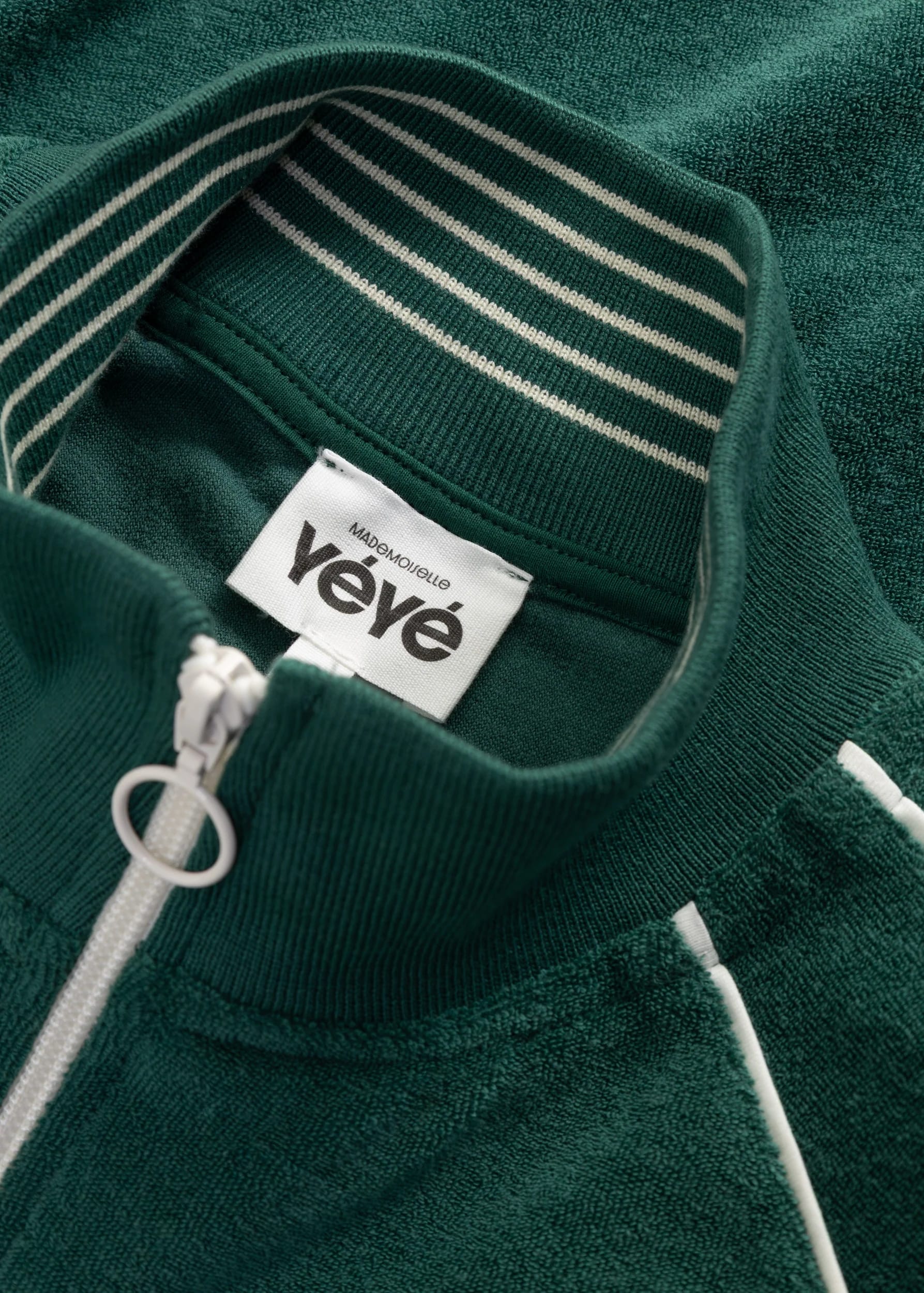 Retro Rally College Jacket Green