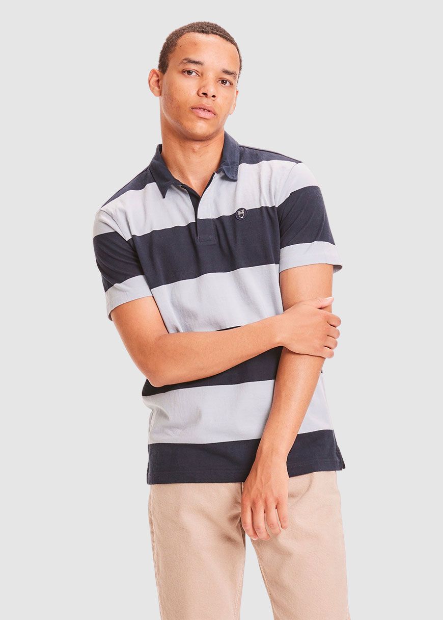 Rowan Block Striped Polo Rowan Block Striped Polo