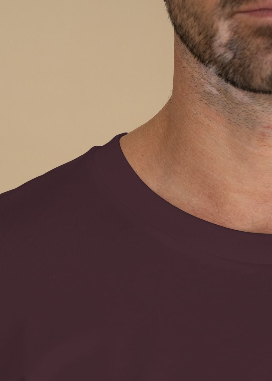 GXB-STTU169-REDBROWN-04.jpg Classic T-Shirt Man Red Brown