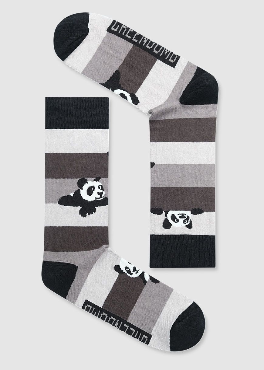 Animal Panda Stripes Socks