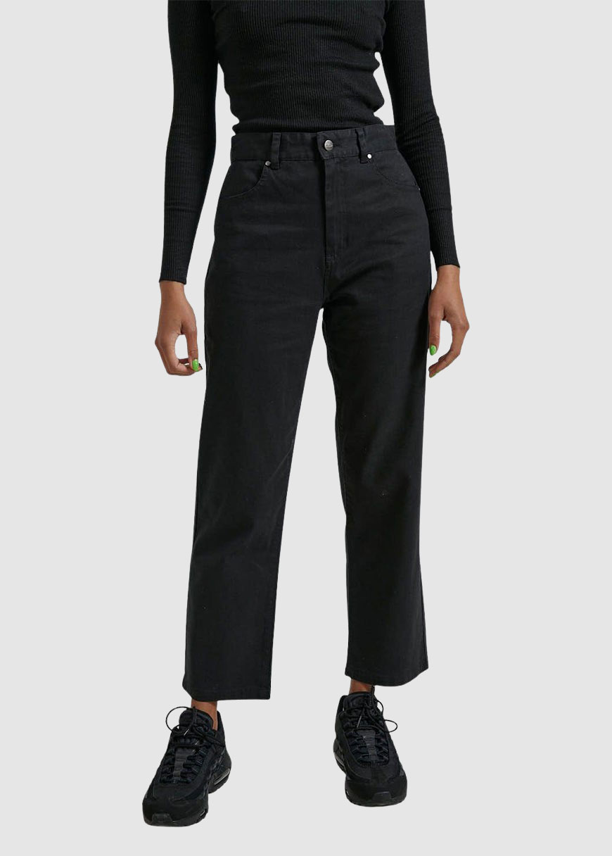 Shelby Hemp Twill High Waist Wide Leg Pant