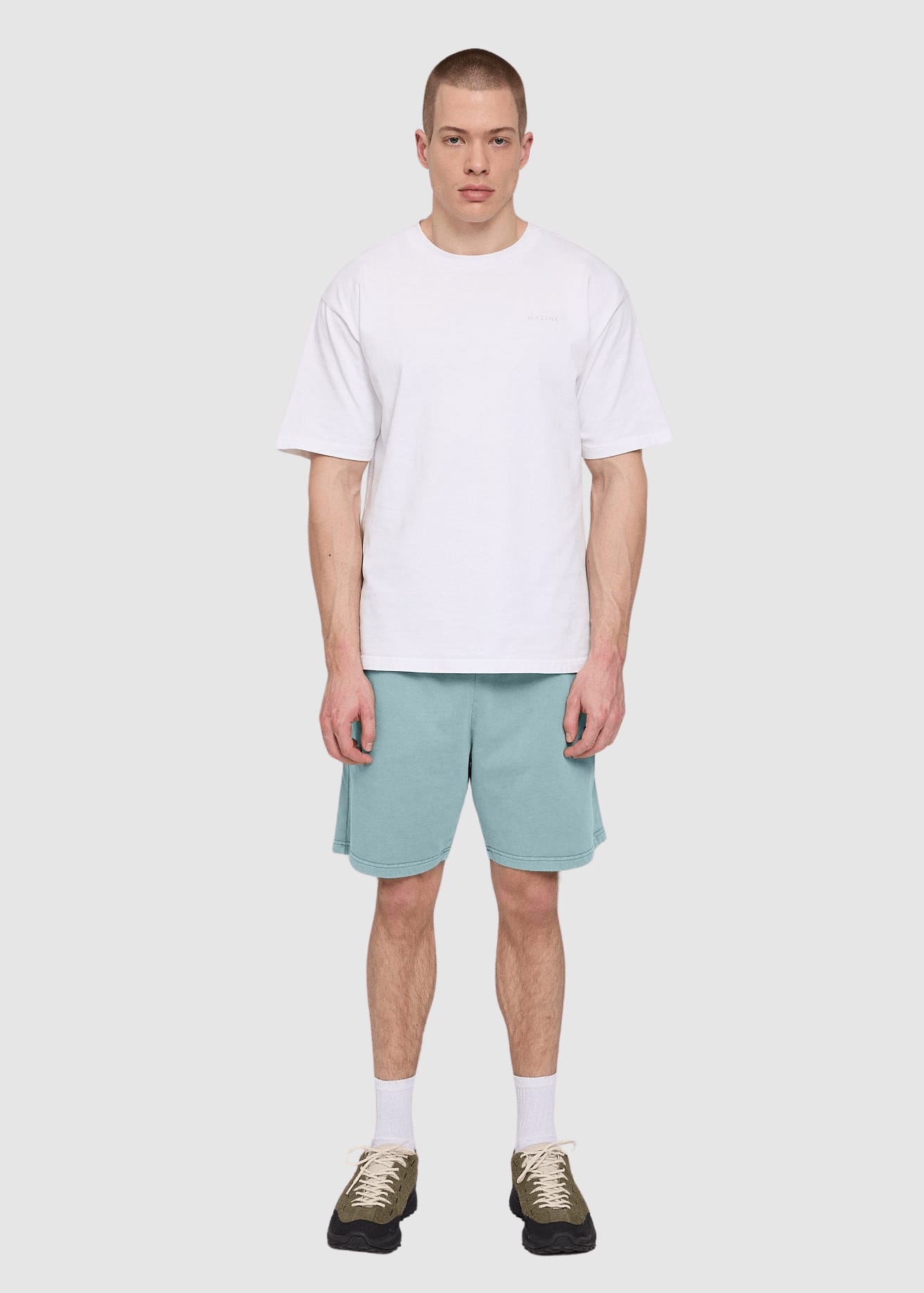 Genderless Natural Dye Sweat Shorts Natural Dye Turquoise Genderless Natural Dye Sweat Shorts Natural Dye Turquoise