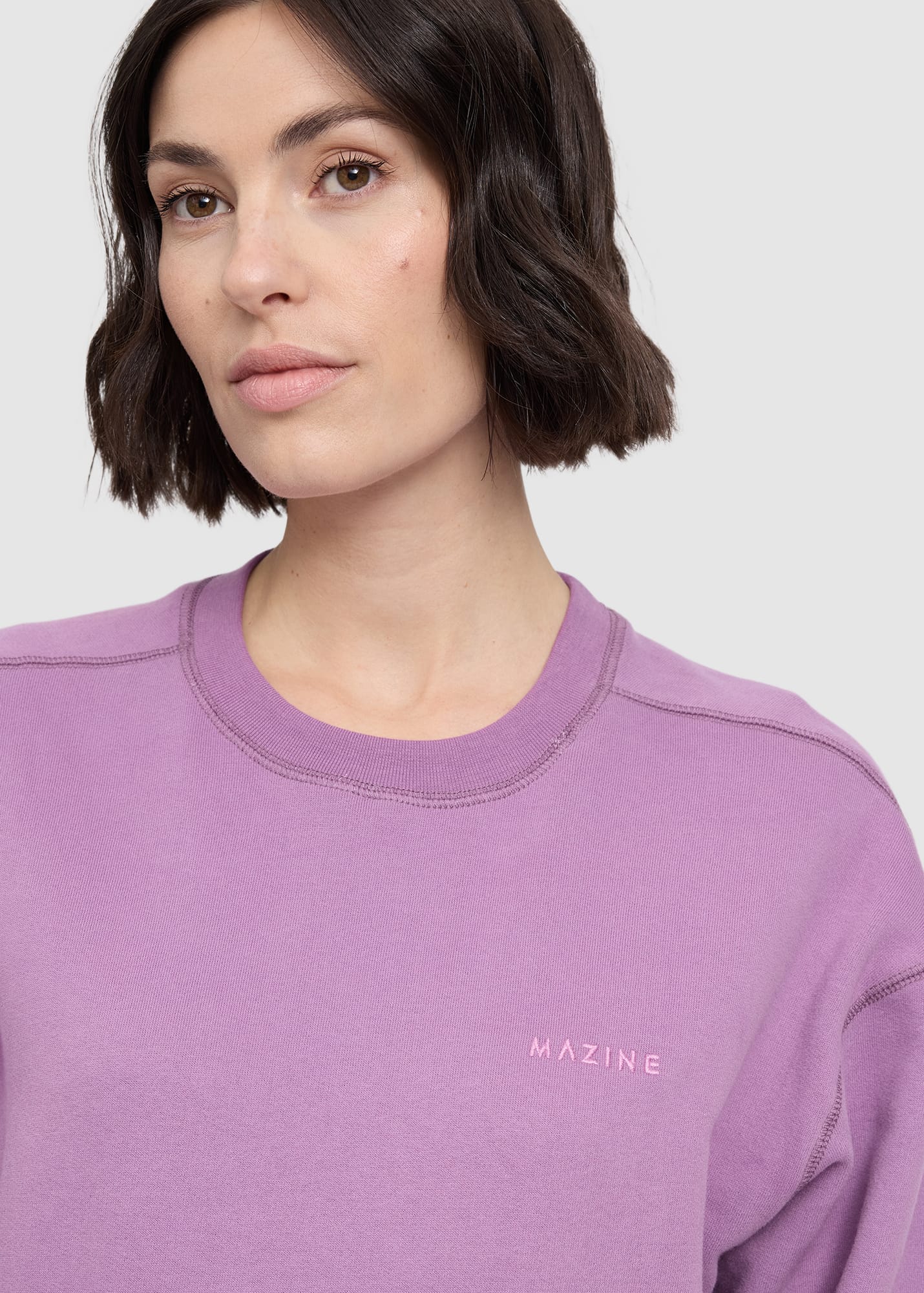 mazine-basic-sweatshirt-grape-pink-5.jpeg Basic Sweatshirt Grape Pink