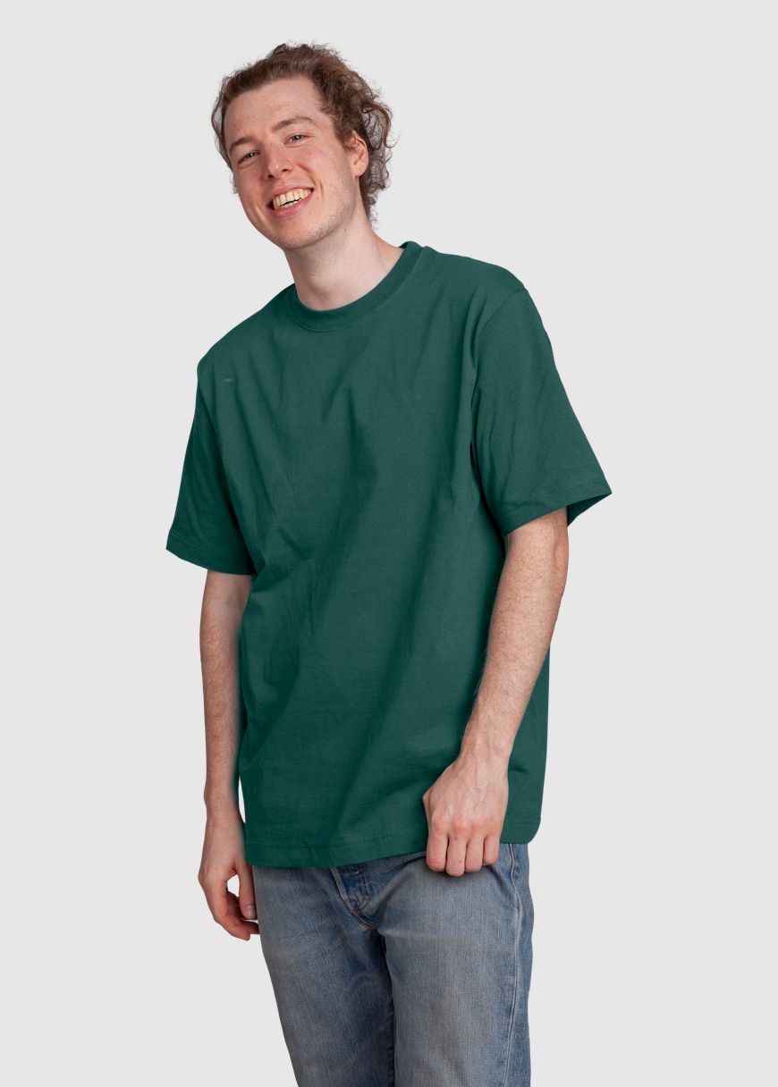 T-Shirt Heavy Weight Man Glazed Green
