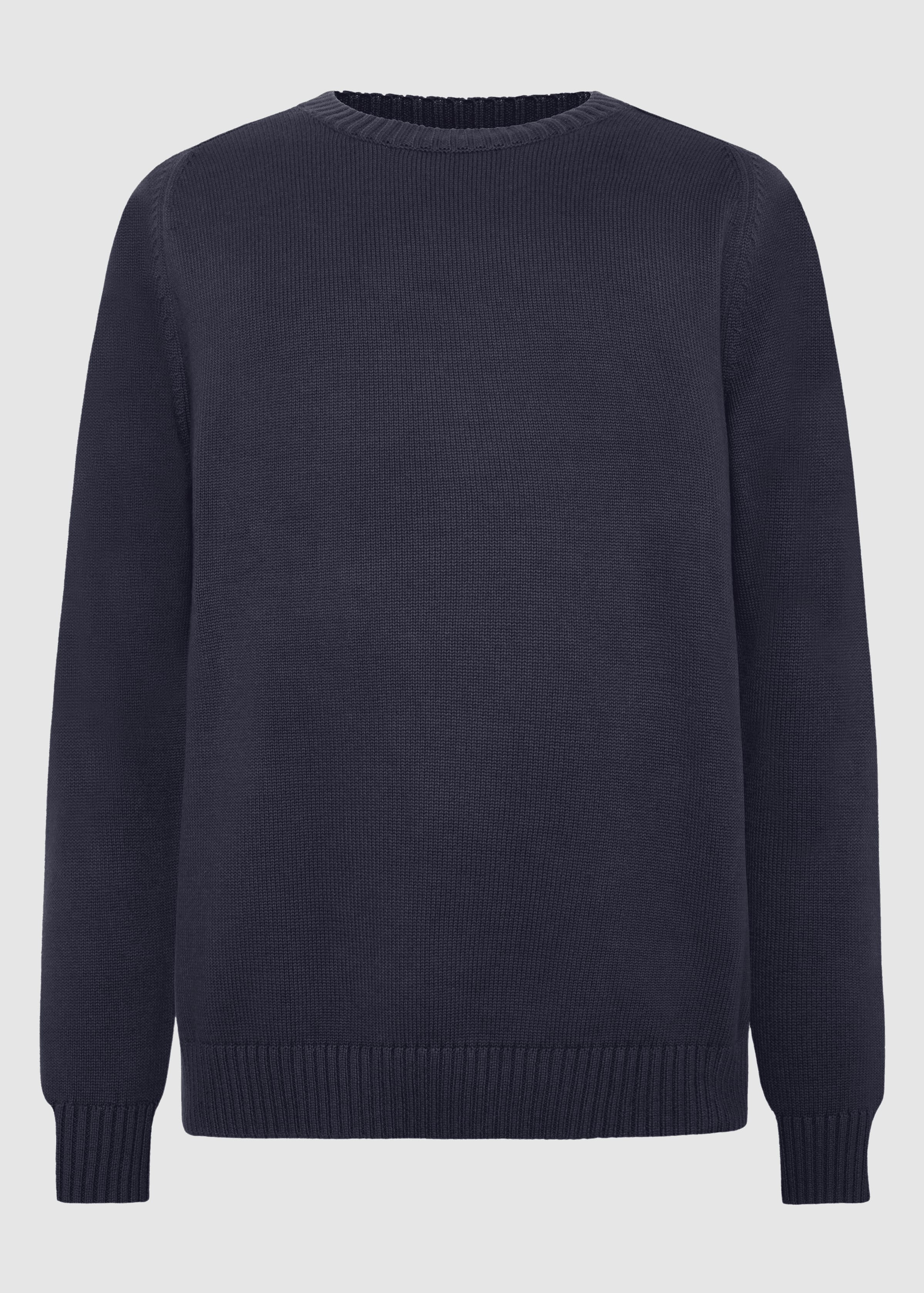 knowledge-cotton-apparel-crew-neck-sweater-night-sky-1.jpeg Crew Neck Sweater Night Sky