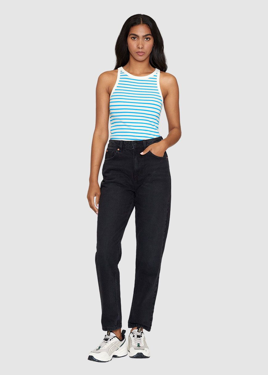 Striped Racer Rib Top