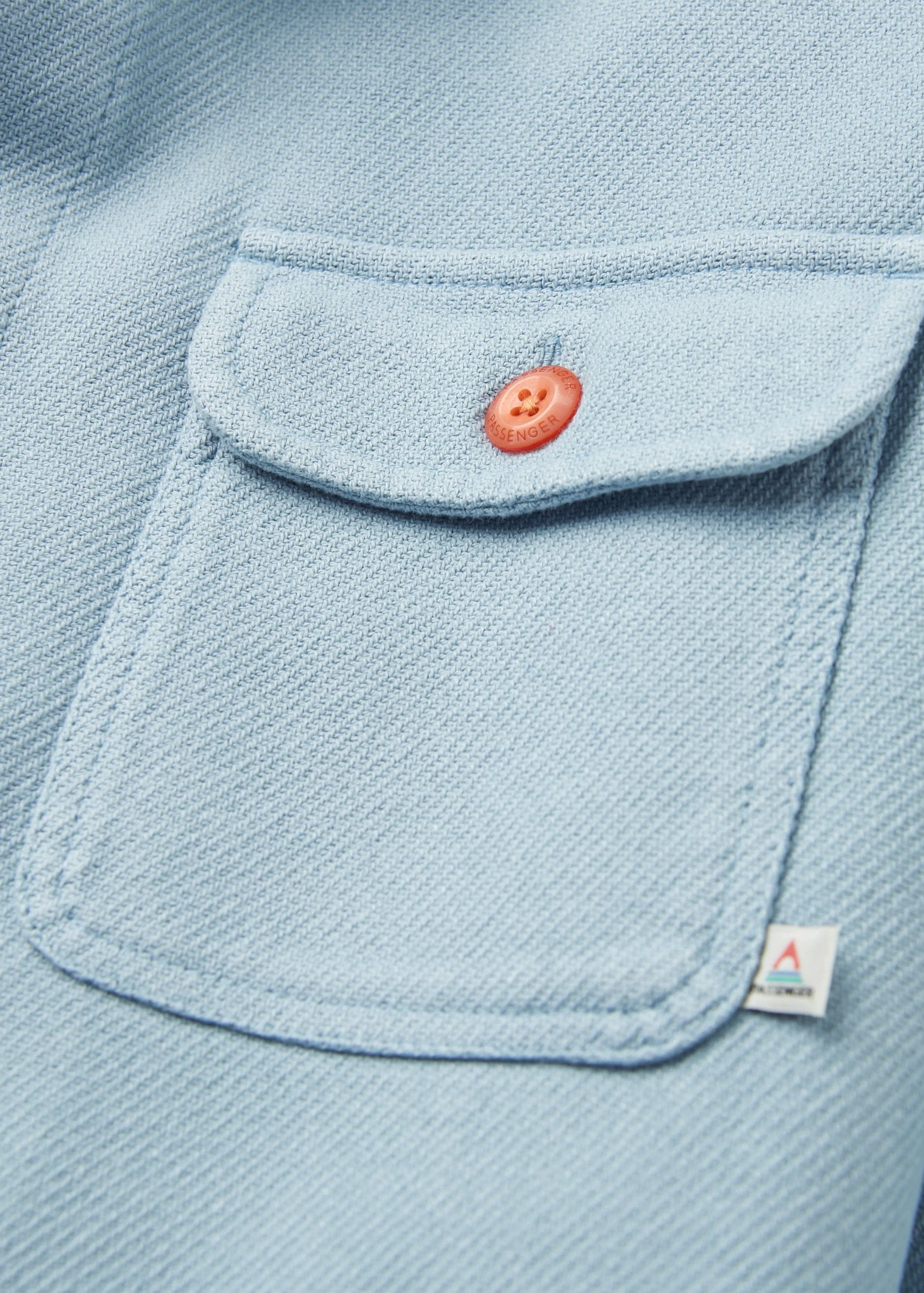 Island Twill Shirt Faded Denim