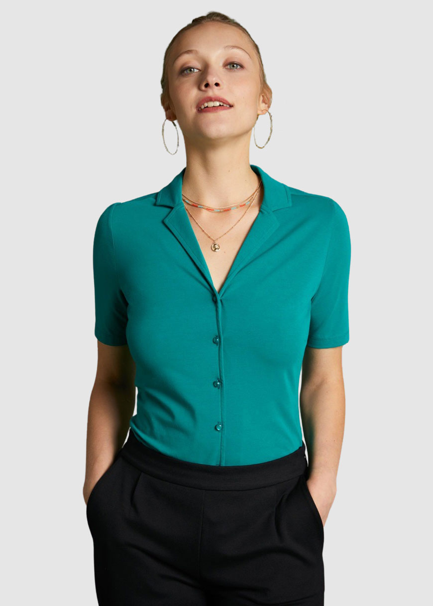 Patty Blouse Cotton Lycra Light Patty Blouse Cotton Lycra Light