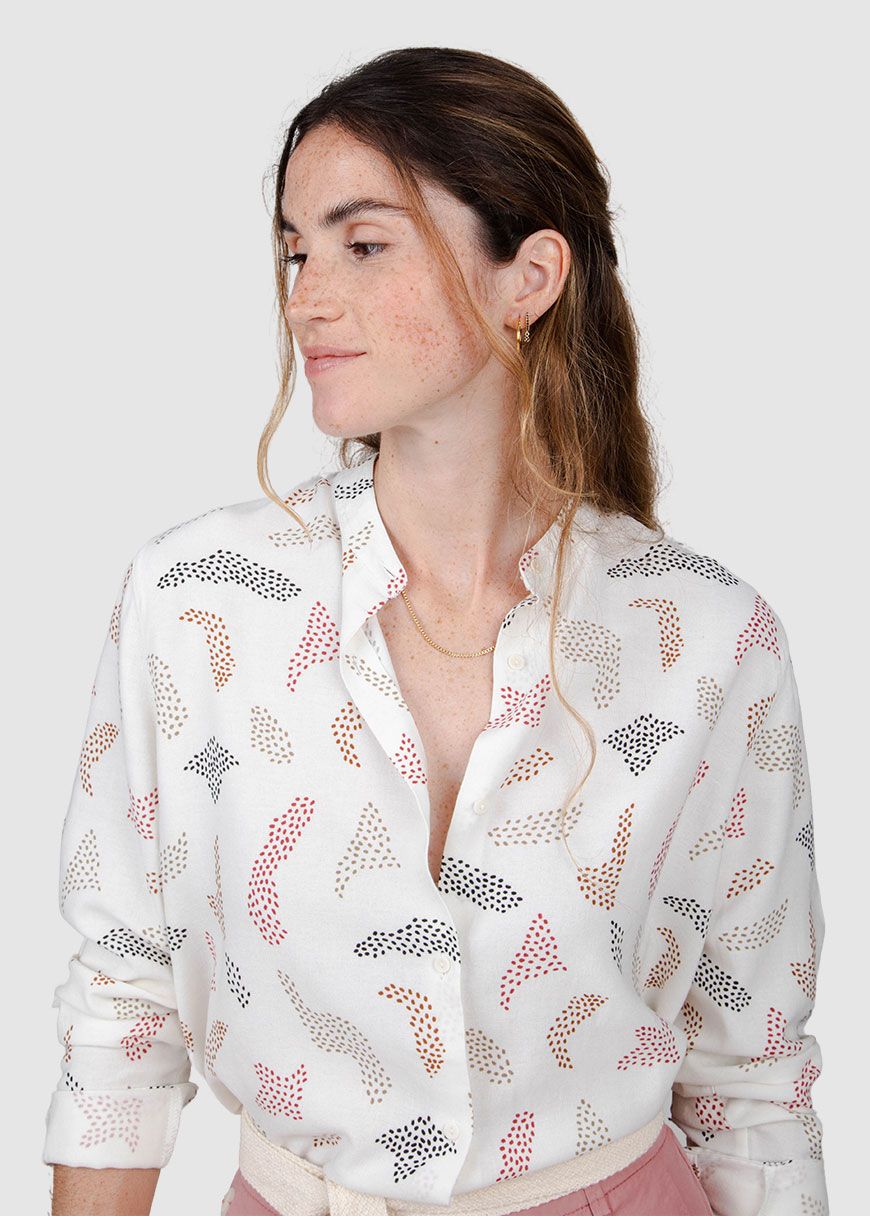 Maria Regular Mao Blouse Maria Regular Mao Blouse